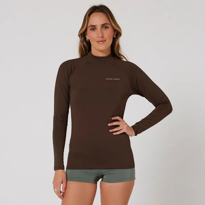 Гидрокостюм Ocean & Earth Ladies Waves Long Sleeve Rash Vest — купить в K1.surf