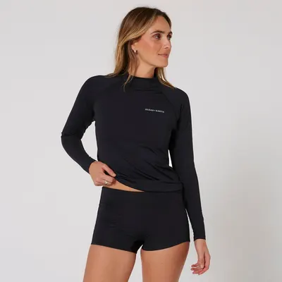 Гидрокостюм Ocean & Earth Ladies Waves Long Sleeve Rash Vest — вид сбоку