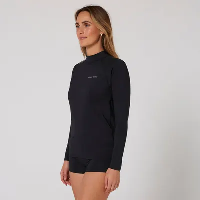 Гидрокостюм Ocean & Earth Ladies Waves Long Sleeve Rash Vest — крупный план