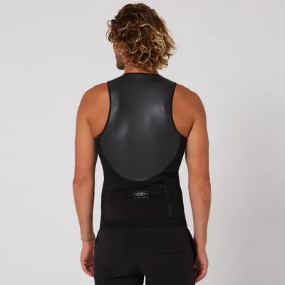 Весло для SUP Ocean & Earth Double Black Sleeveless Front Zip Paddle Vest - 1.5mm — детали конструкции