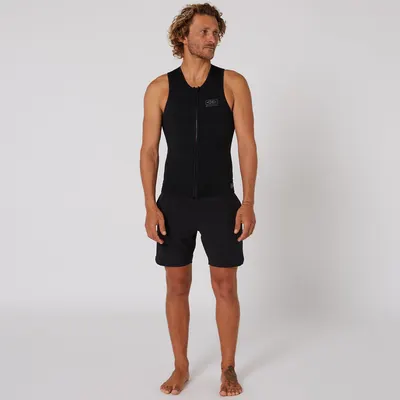 Весло для SUP Ocean & Earth Double Black Sleeveless Front Zip Paddle Vest - 1.5mm — вид сверху