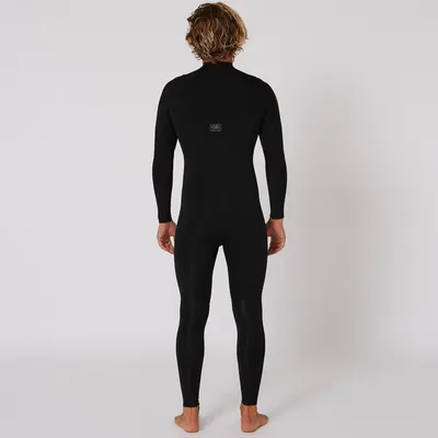 Гидрокостюм Ocean & Earth Mens Double Black Chest Zip Steamer - 4/3mm — вид сверху
