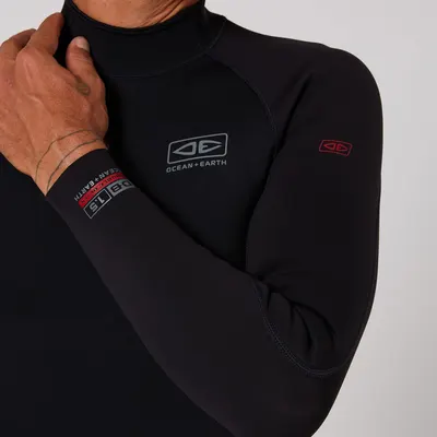 Гидрокостюм Ocean & Earth Double Black Long Sleeve Vest - 1.5mm — крупный план