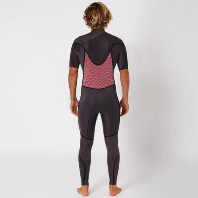 Гидрокостюм Ocean & Earth Mens Double Black Chest Zip Short Arm Steamer - 2/2mm — вид сбоку