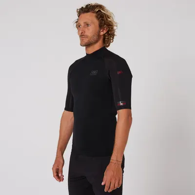 Гидрокостюм Ocean & Earth Double Black Short Sleeve Vest - 1.5mm — детали конструкции