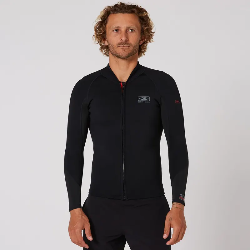 Весло для SUP Ocean & Earth Double Black Long Sleeve Zip Paddle Vest - 1.5mm — купить в K1.surf