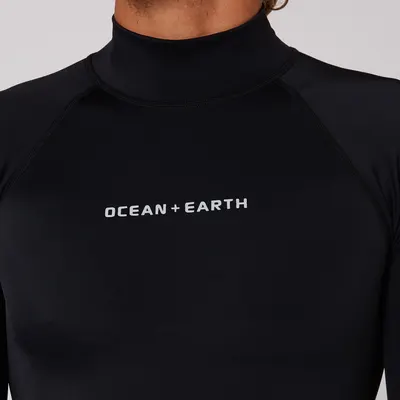 Гидрокостюм Ocean & Earth Mens Script Short Sleeve Rash Shirt — вид сверху