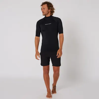 Гидрокостюм Ocean & Earth Mens Script Short Sleeve Rash Shirt — крупный план
