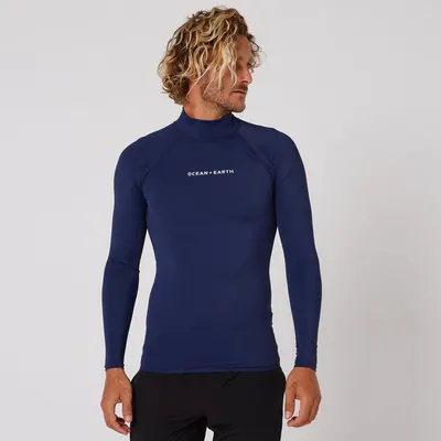 Гидрокостюм Ocean & Earth Mens Script Rash Long Sleeve Rash Shirt