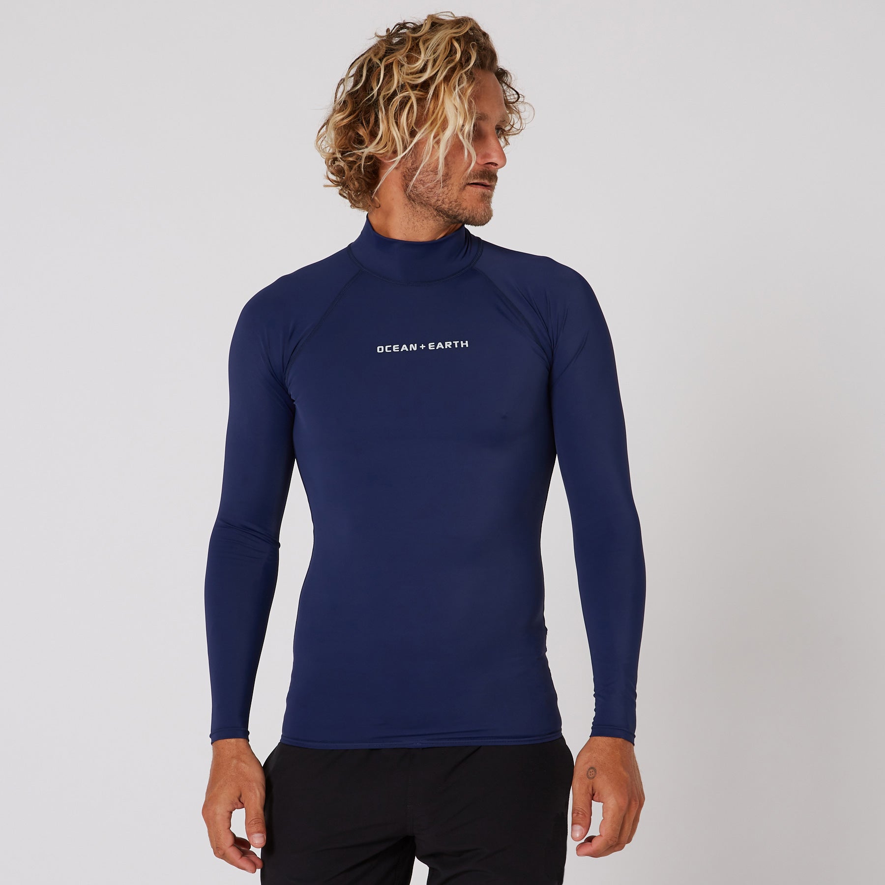 Гидрокостюм Ocean & Earth Mens Script Rash Long Sleeve Rash Shirt