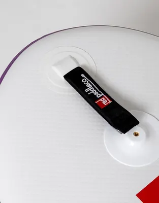 Red Paddle Co 10'6" Ride Purple MSL Inflatable Paddle Board Package. Inflatable SUP board — construction detail
