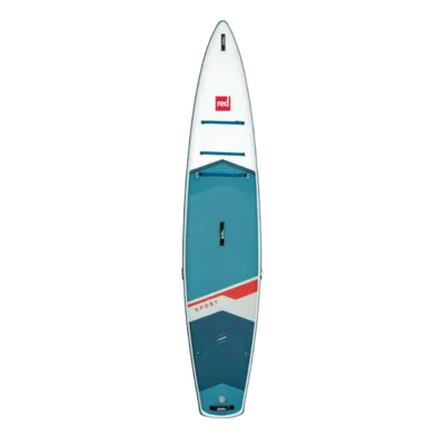 Red Paddle Co 12'6" Sport MSL 800 Inflatable Stand Up Paddle Board Package Inflatable SUP board — side view