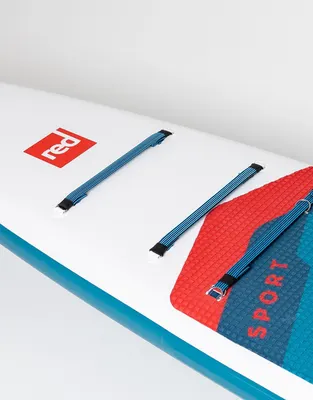 Red Paddle Co 12'6" Sport MSL Inflatable Paddle Board Package Inflatable SUP board — side view