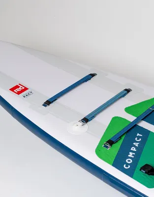 Red Paddle Co 12'0" Compact MSL PACT Inflatable Paddle Board Package. Inflatable SUP board — side view