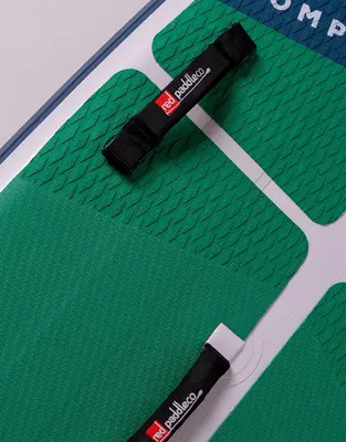 Red Paddle Co 12'0" Compact MSL PACT Inflatable Paddle Board Package. Inflatable SUP board — top view