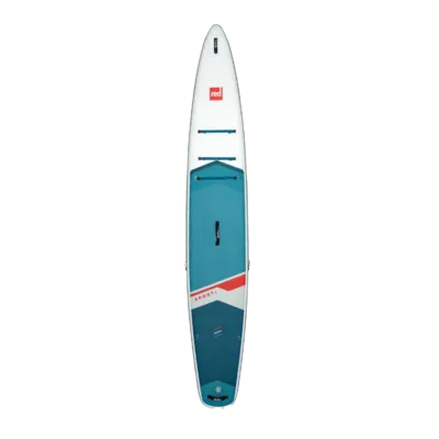 Red Paddle Co 14'0" Sport+ MSL 800 Inflatable Stand Up Paddle Board Package Inflatable SUP board — side view