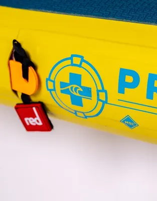 Red Paddle Co 10'6" Prone Rescue Inflatable Rescue Board Inflatable SUP board — close-up