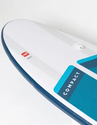 Red Paddle Co 8'10" Compact MSL PACT Inflatable Paddle Board Package Inflatable SUP board — side view