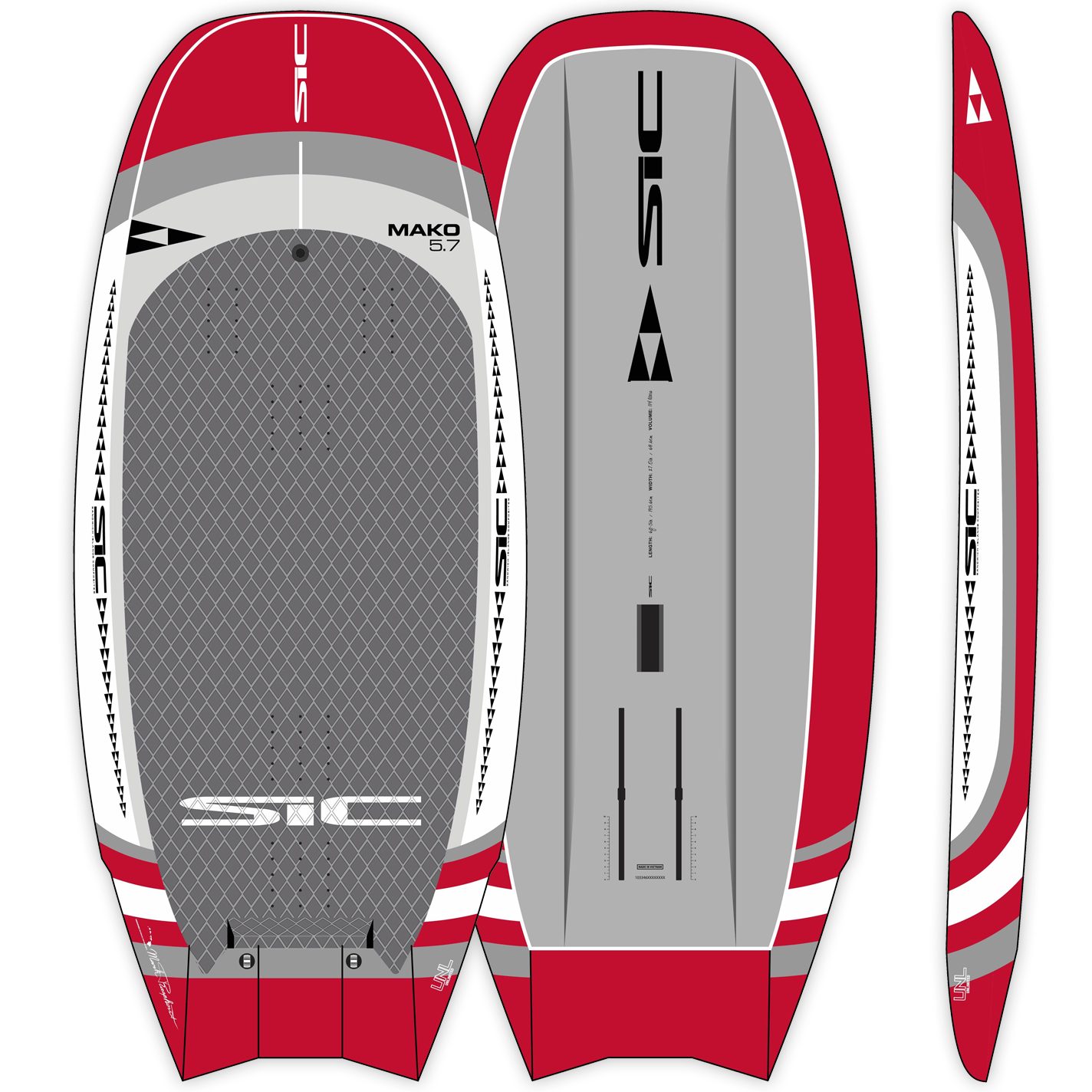 Доска для фойла SIC Maui Mako 5'7''
