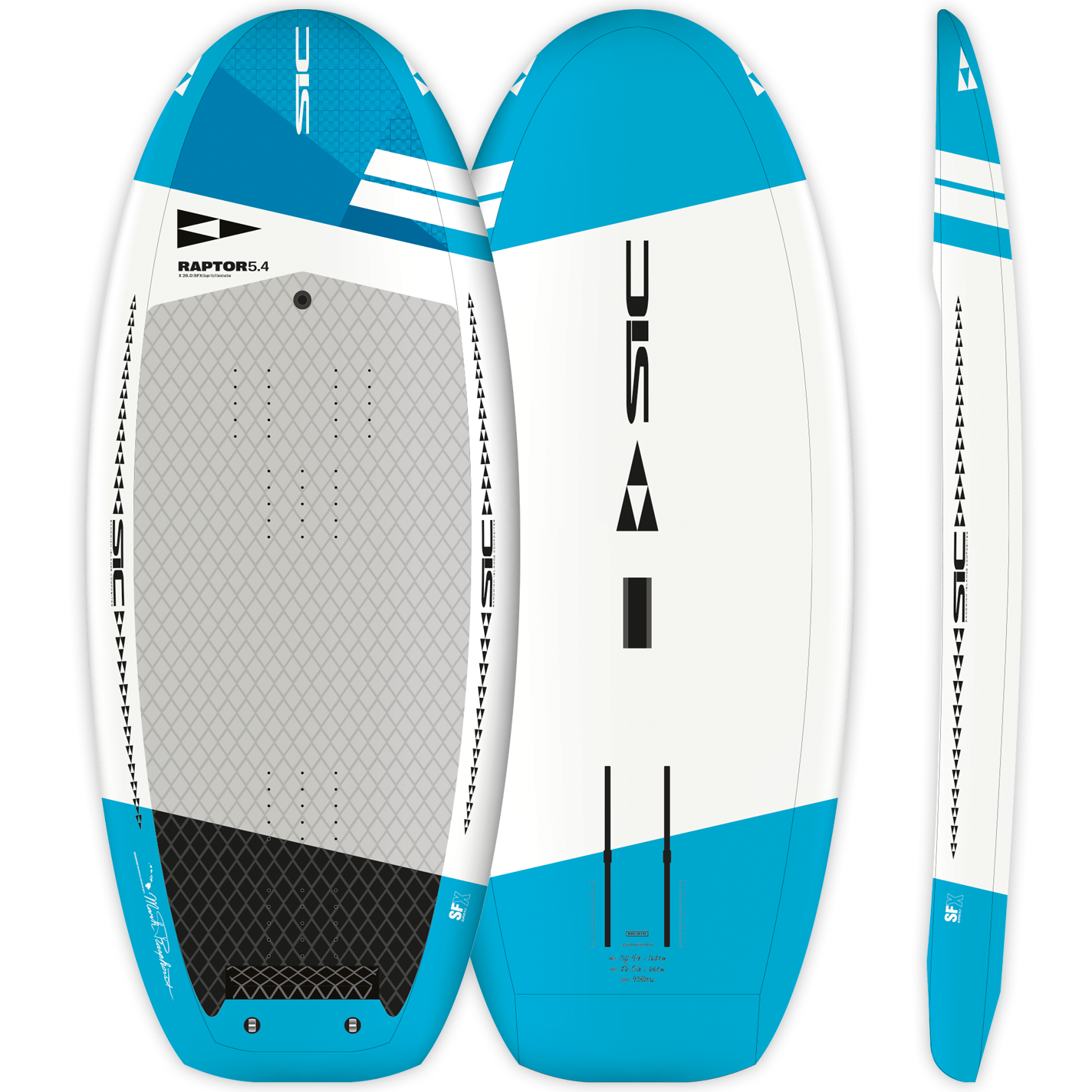 Доска для фойла SIC Maui Raptor Pro 5'4''