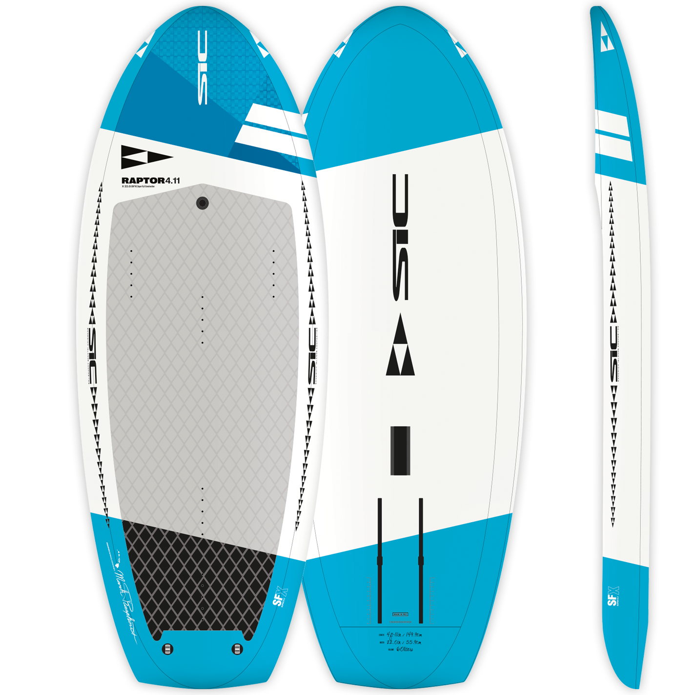 Доска для фойла SIC Maui Raptor Pro 4'11''