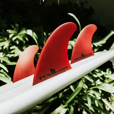Softech FCS II Accelerator Neo Glass Eco Tri Fins Fins — top view