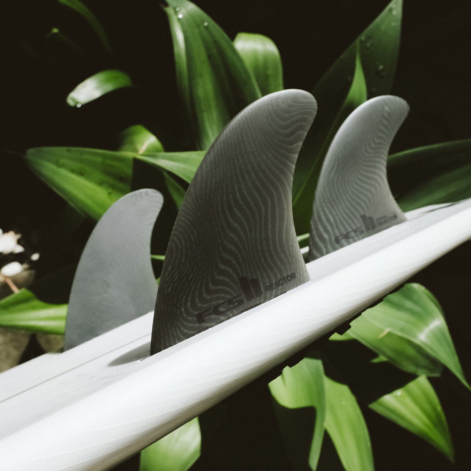 Softech FCS II Reactor Neo Glass Eco Tri Fins Fins — top view