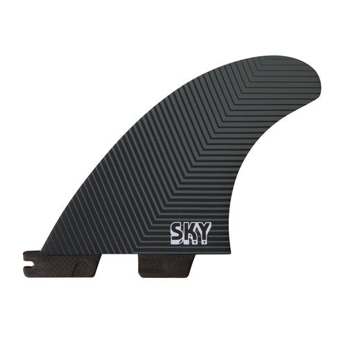 Плавник Softech FCS II Sky Brown Tri Fins — вид сбоку