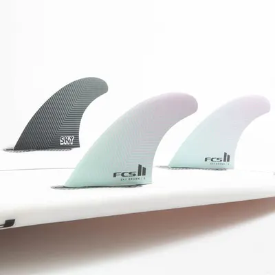 Softech FCS II Sky Brown Tri Fins Fins — construction detail