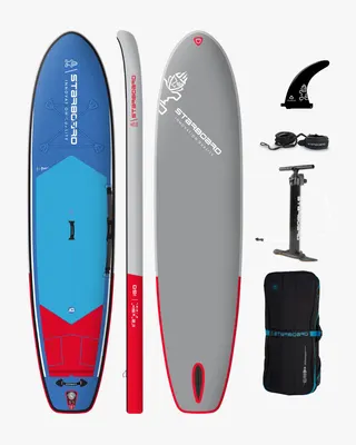 Надувная SUP-доска Starboard 2024 iGO Inflatable Paddle Board — вид сбоку