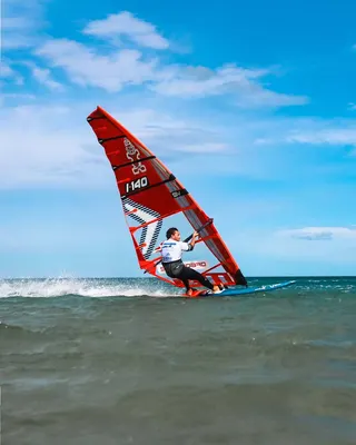 Виндсёрф-доска Starboard iSonic Speed Windsurf Board — вид сверху