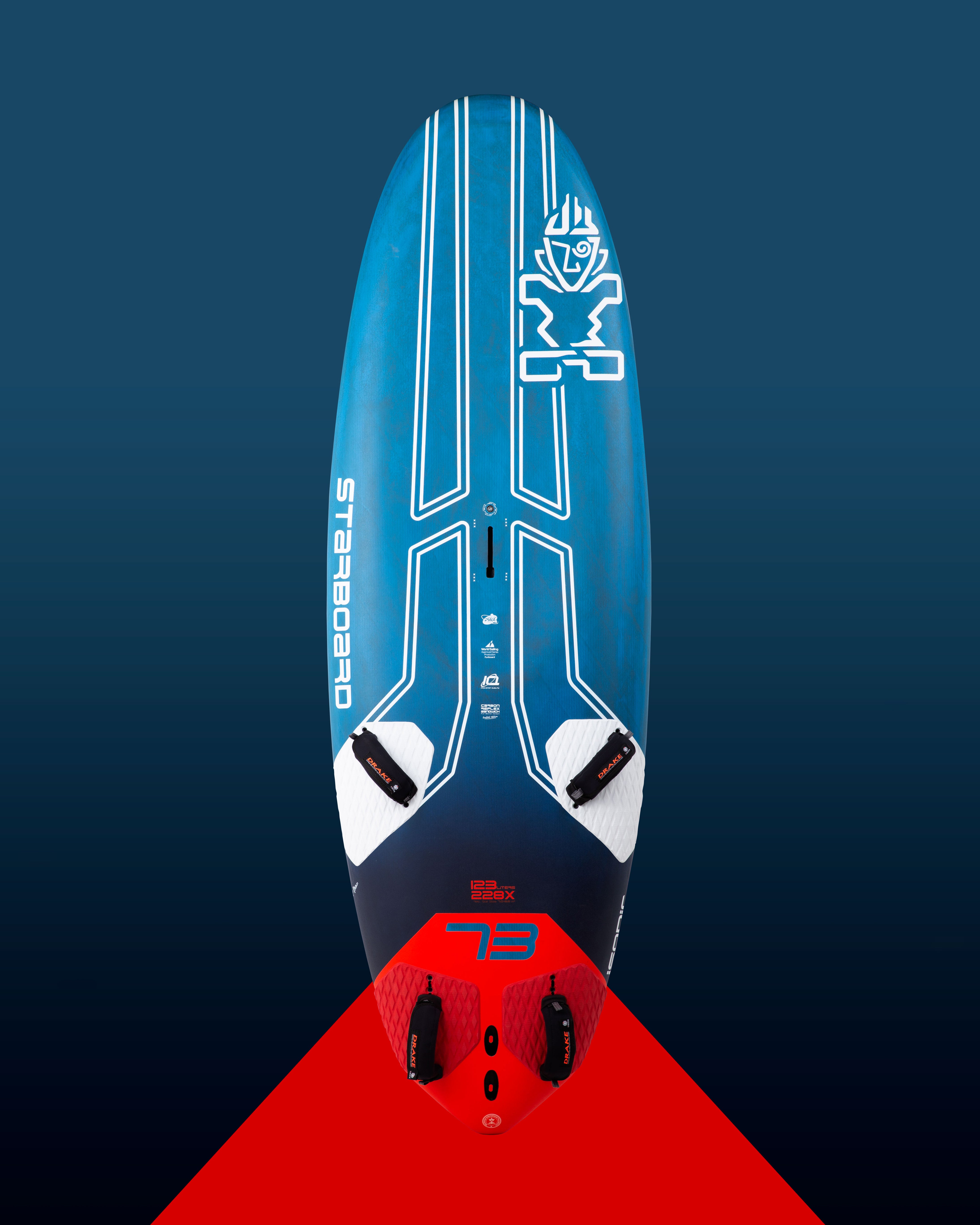 Виндсёрф-доска Starboard 2024 iSonic Windsurf Board — вид сверху