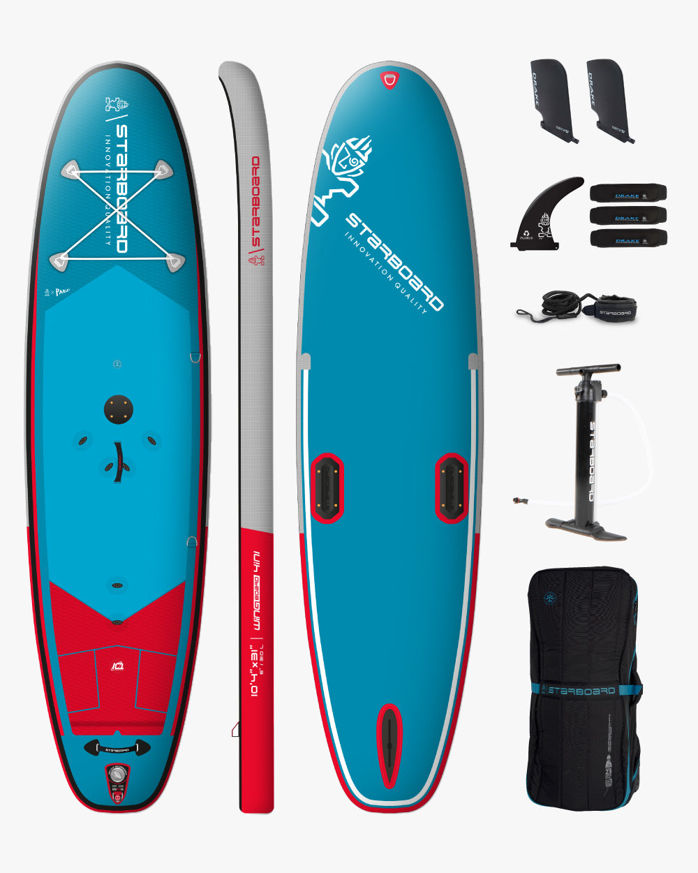 Надувная SUP-доска Starboard 2024 Wingboard 4-in-1 Learner Inflatable — buy at K1.surf