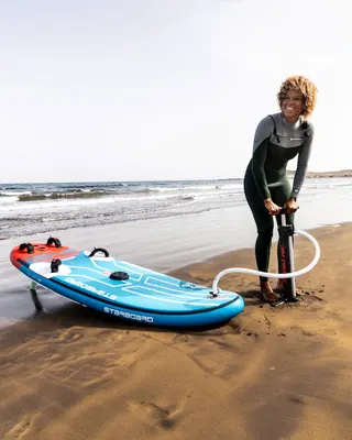 Виндсёрф-доска Starboard Airplane Inflatable Windsurf Board — вид сбоку