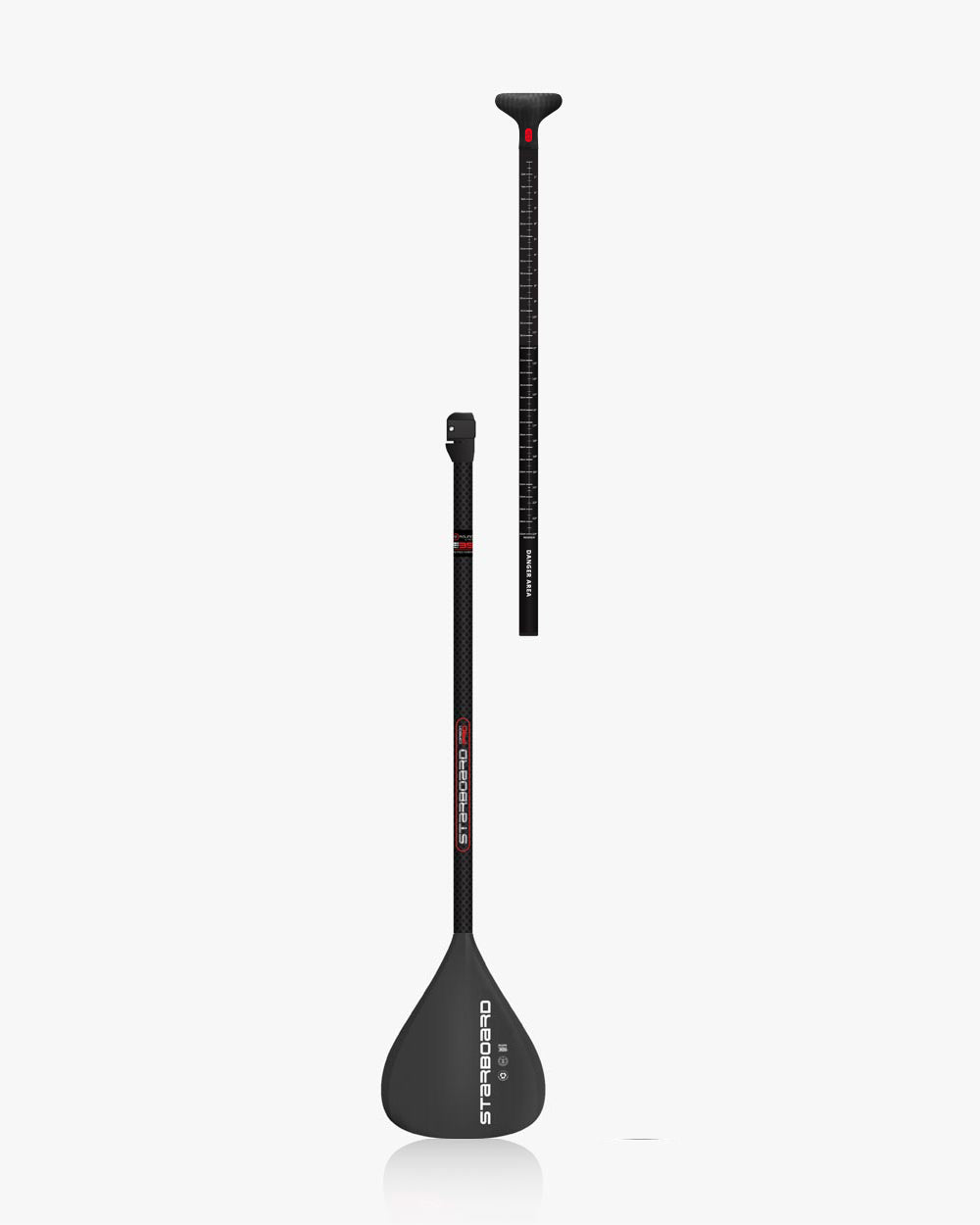 Весло для SUP Starboard 2025 Foil Blade Foil Carbon Paddle — вид сверху