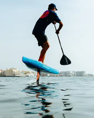 Весло для SUP Starboard 2025 Foil Blade Prepreg Carbon Paddle — вид сбоку