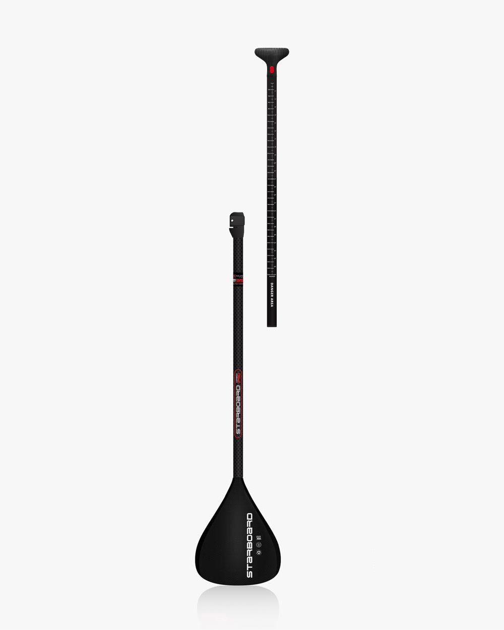 Весло для SUP Starboard 2025 Foil Blade Prepreg Carbon Paddle — вид сверху