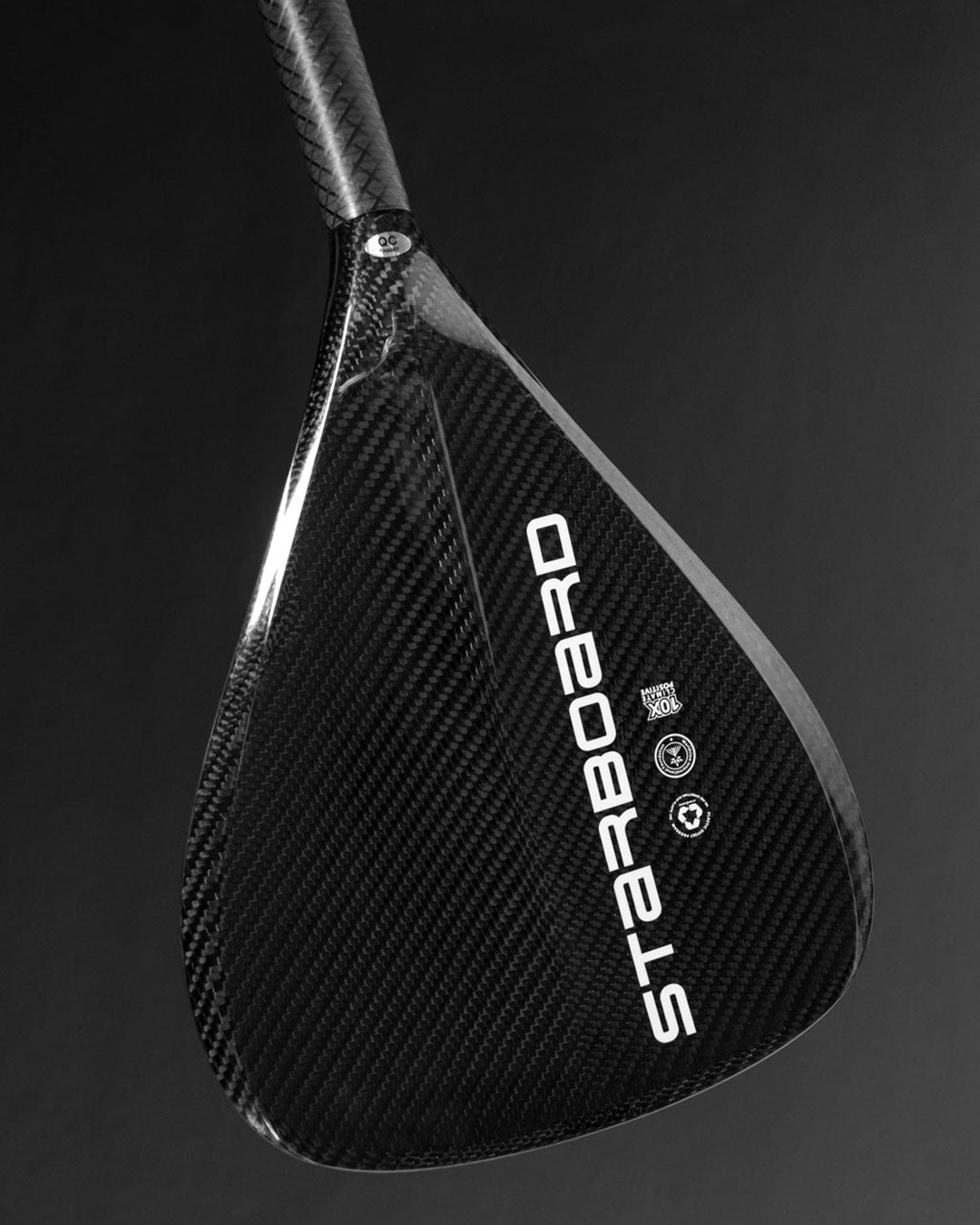 Весло для SUP Starboard 2025 Foil Blade Prepreg Carbon Paddle — в работе на воде