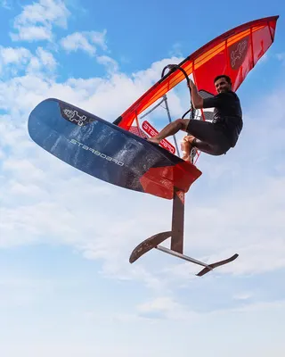Виндсёрф-доска Starboard Foil FreeRide Windfoil Board — вид сверху