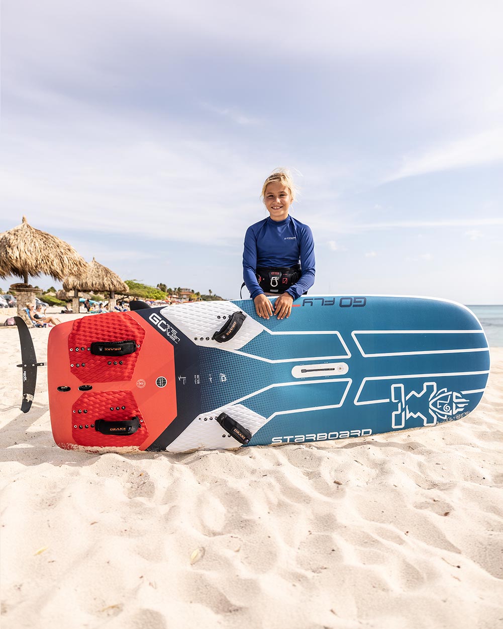 Доска для фойла Starboard 2025 GO-Fly Windfoil Board — в работе на воде