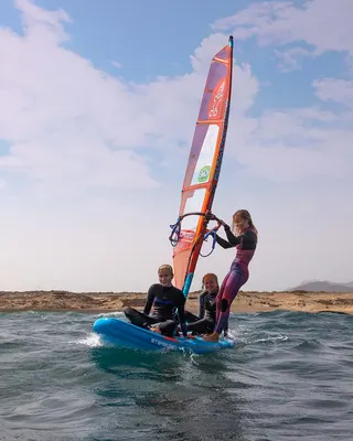 Виндсёрф-доска Starboard iSTART 2 Inflatable Windsurf Board — вид сбоку