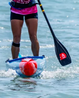 Весло для SUP Starboard 2025 Lima Prepreg Carbon Paddle — крупный план