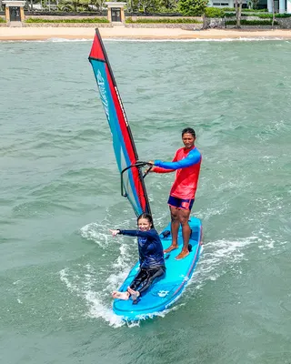 Виндсёрф-доска Starboard SUPWindsurfing Inflatable Board — вид сверху