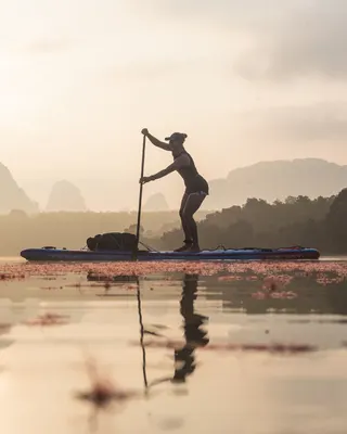 Надувная SUP-доска Starboard 2025 Touring Inflatable Board with Paddle — вид сбоку