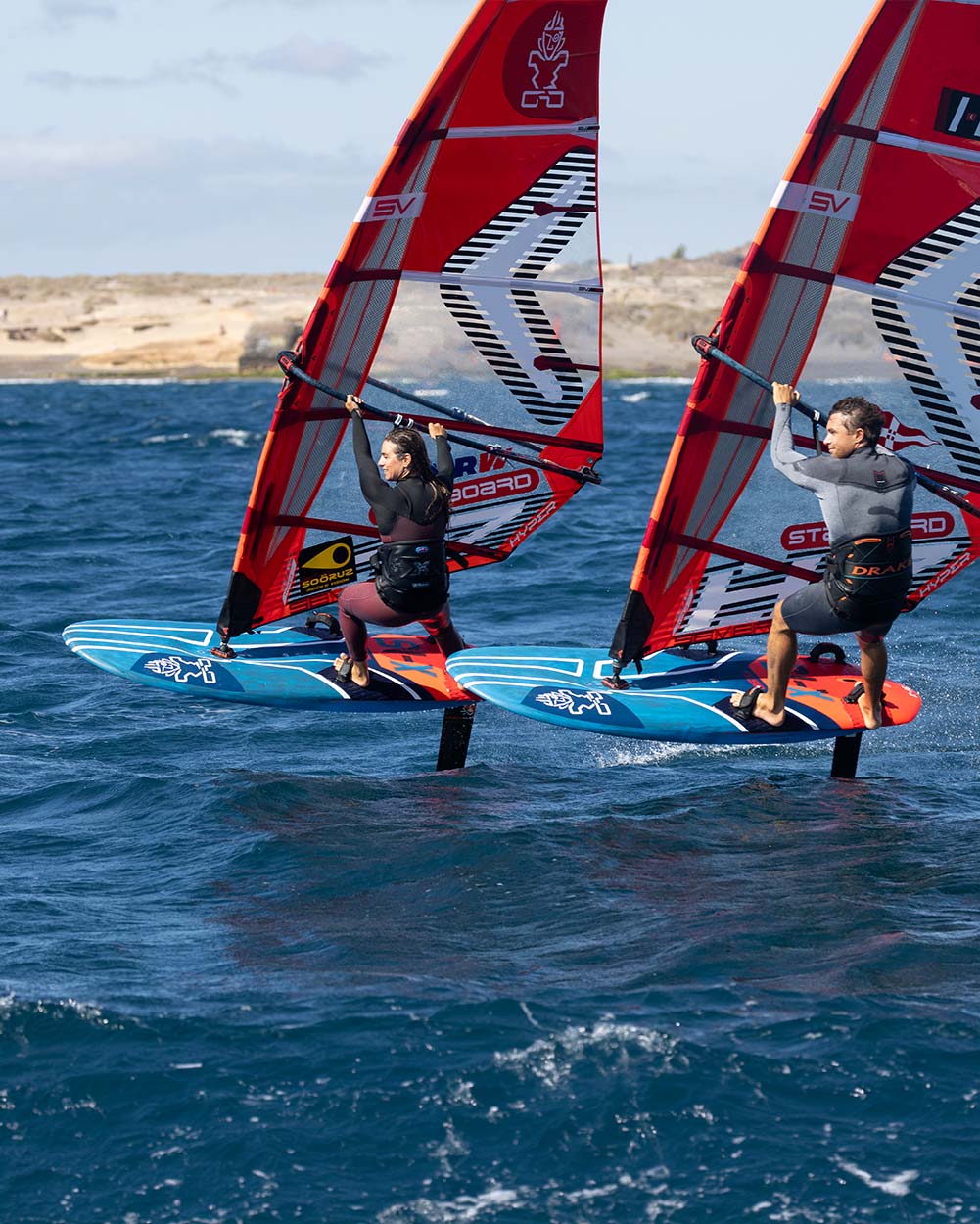 Виндсёрф-доска Starboard 2025 X-15 Windfoil Board — вид сбоку