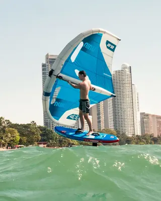 Доска для фойла Starboard Above Air Foil Inflatable Foilboard — вид сбоку