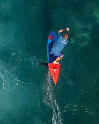 Доска для фойла Starboard Ace Foil Lightning Foilboard — вид сбоку