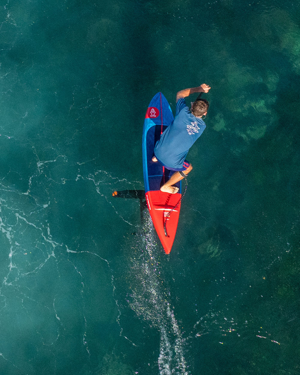 Доска для фойла Starboard Ace Foil Lightning Foilboard — вид сбоку