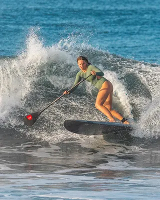 Весло для SUP Starboard Enduro Prepreg Carbon Paddle — вид сбоку