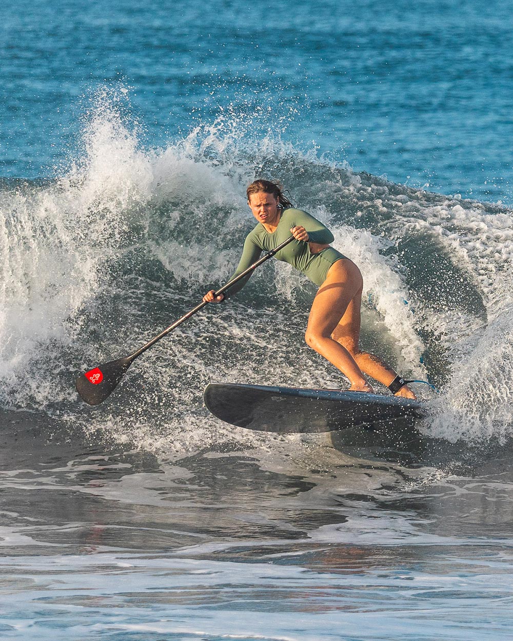 Весло для SUP Starboard Enduro Prepreg Carbon Paddle — side view